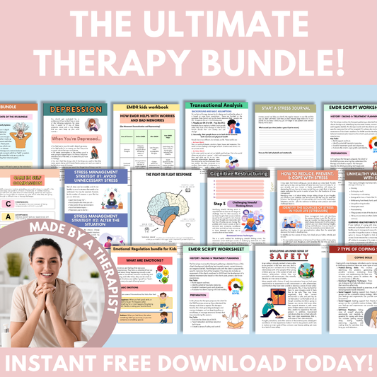 200+ The Ultimate Therapy Bundle